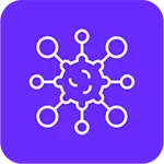 Icon to represent acute myeloid leukaemia.