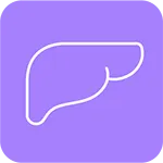 Icon of a liver.