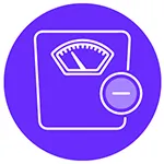 Icon to represent weight loss.