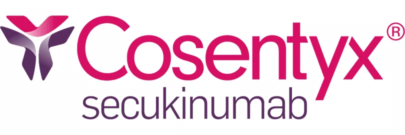 Brand logo Cosentyx® (secukinumab).