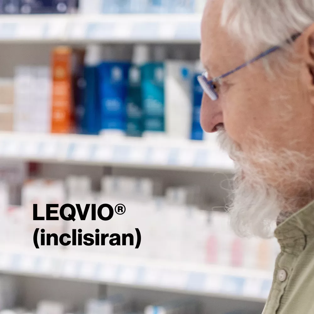 Hero banner. LEQVIO® (inclisiran).