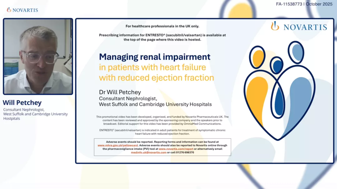 Preview image. Managing renal function in people with HFrEF.