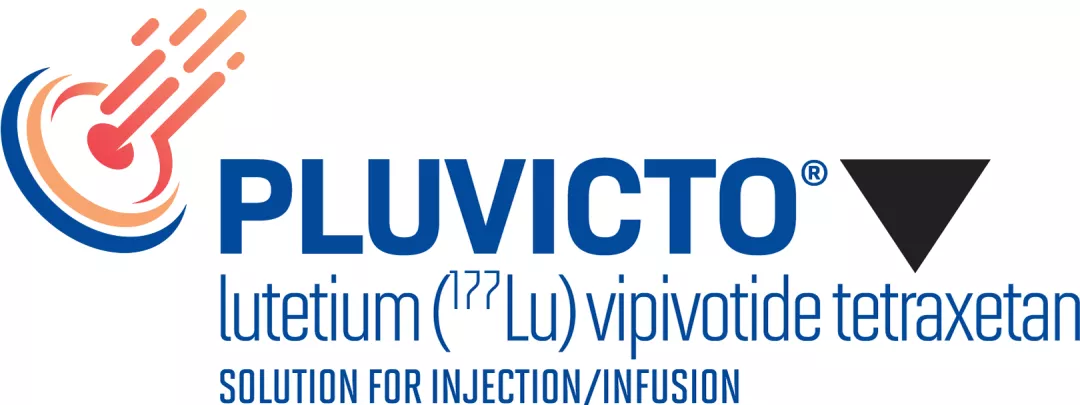 Pluvicto logo.