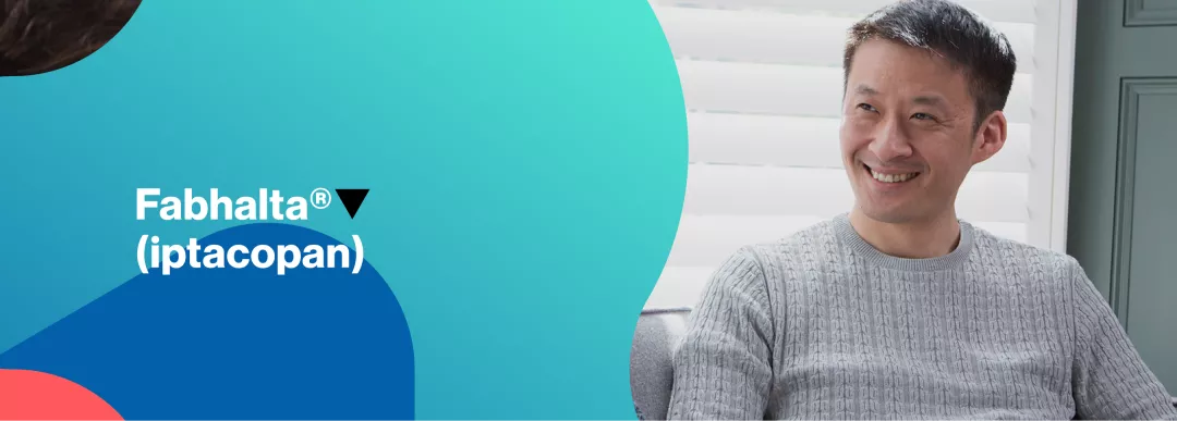 FABHALTA®▼ (iptacopan) hero image.