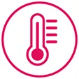 Icon of a thermometer.